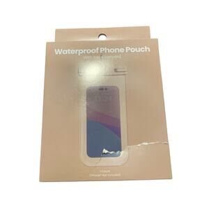 Waterproof Phone pouch with neck lanyard - most 7in Phones